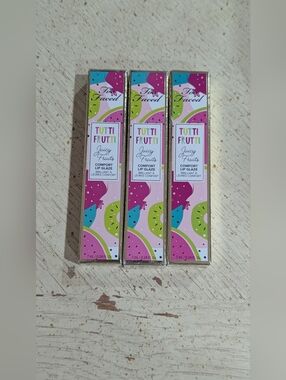 Too Faced Tutti Frutti Comfort Lip Glaze Trio - Tutti Frutii